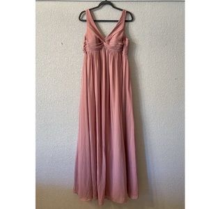 Dusty Rose Maternity Bridesmaids Dress